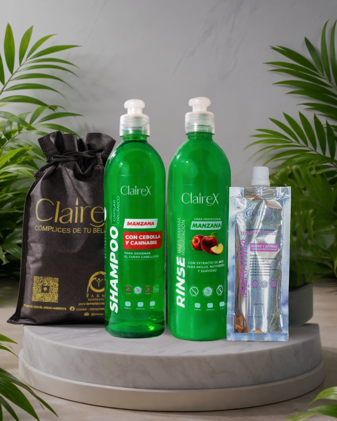 KIT ANTI-CASPA DE CEBOLLA, CANNABIS Y SANDIA